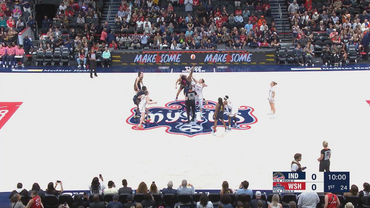 Washington Mystics vs. Indiana Fever - Game Highlights